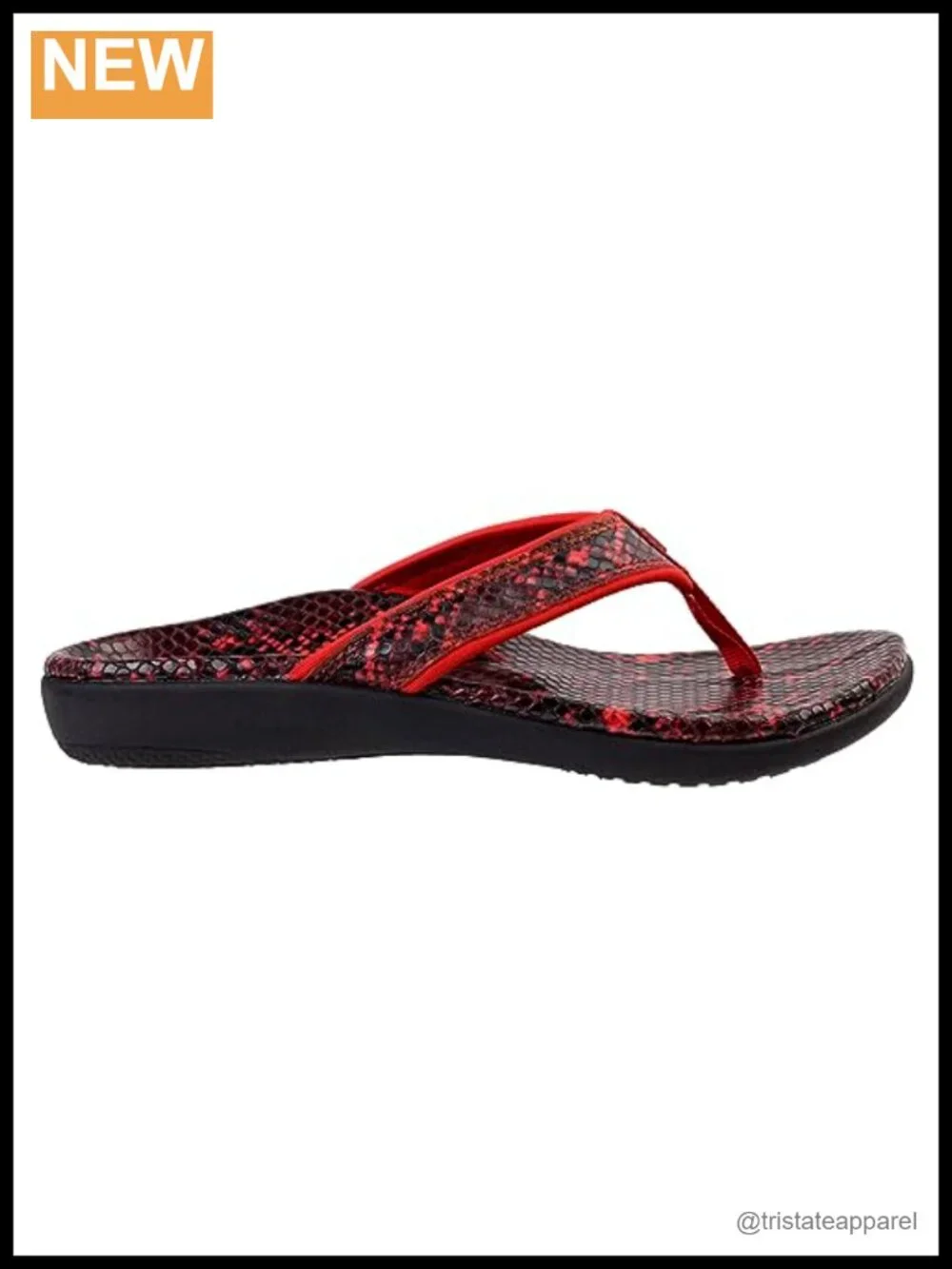 Orthotic Flip Flop Sandals with Arch Support Wedge Heel